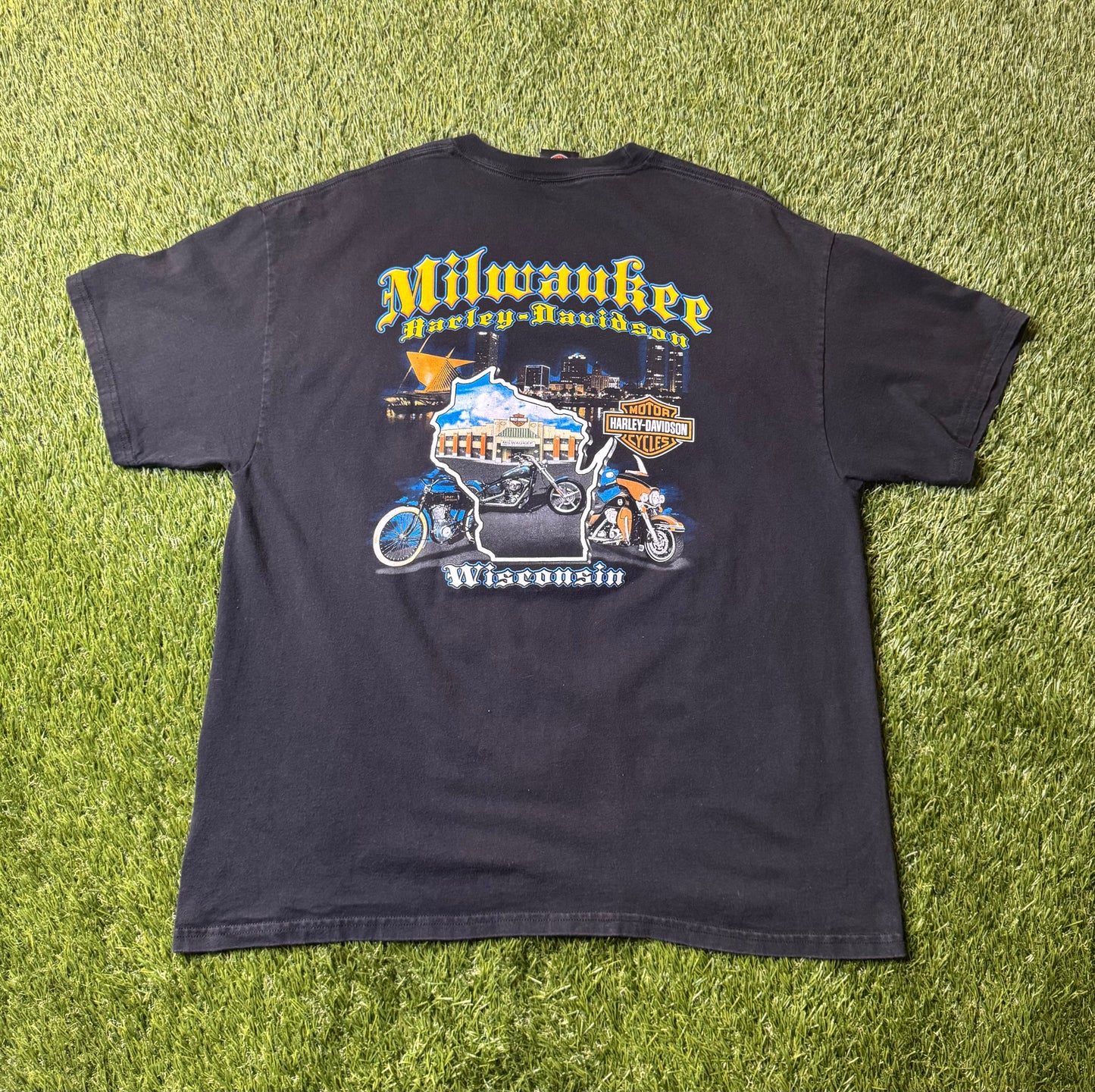 Vintage 2008 Harley Davidson T Shirt