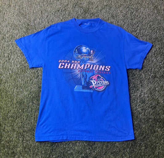Vintage 2004 NBA Finals Detroit Pistons T Shirt
