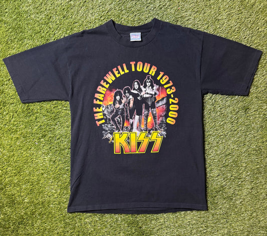 Vintage 2000 Kiss Farewell Tour T Shirt