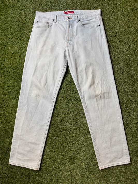 Supreme Light Wash Baggy Denim