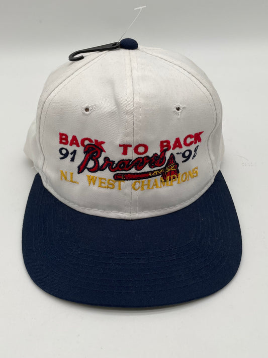 Vintage 1991 Atlanta Braves B2B Champs Hat