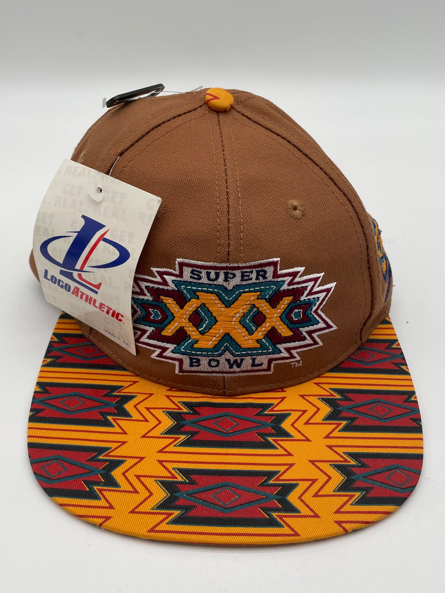 Vintage Logo Athletics Superbowl Print Hat