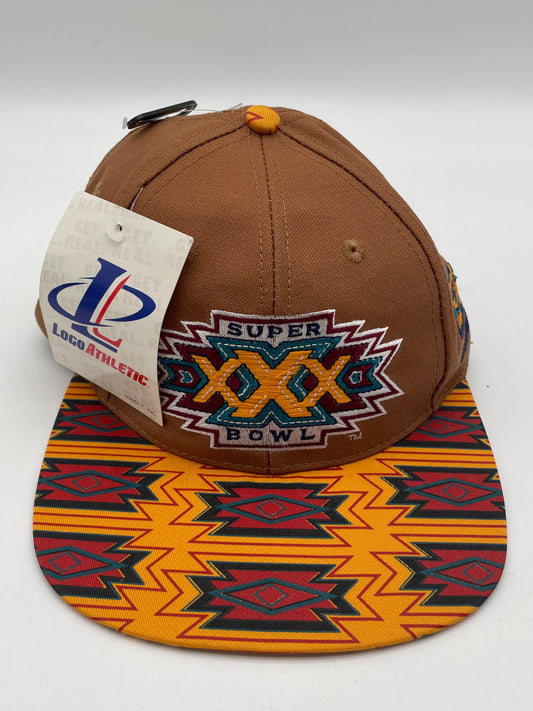 Vintage Logo Athletics Superbowl Print Hat