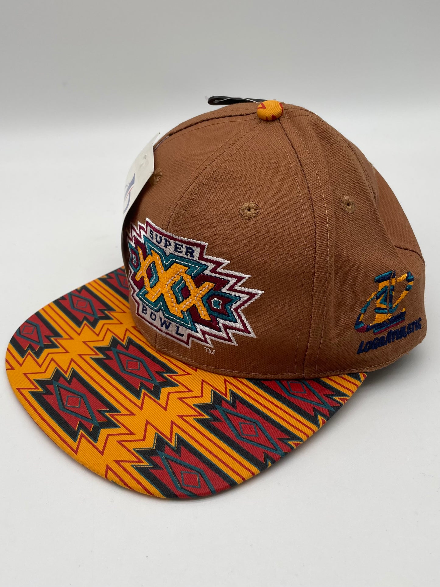 Vintage Logo Athletics Superbowl Print Hat