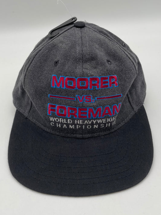 Vintage MGM Grand Moorer vs Foreman Boxing Hat