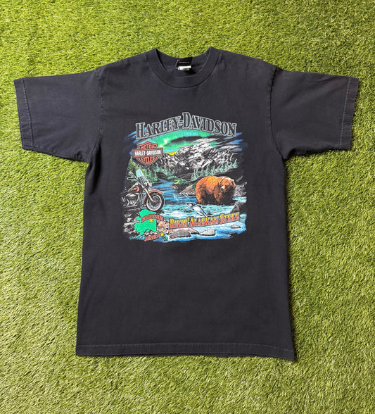 Vintage 2004 Harley Davidson Alaskin Style T Shirt