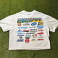 Bottega Desires White Race Nascar T Shirt
