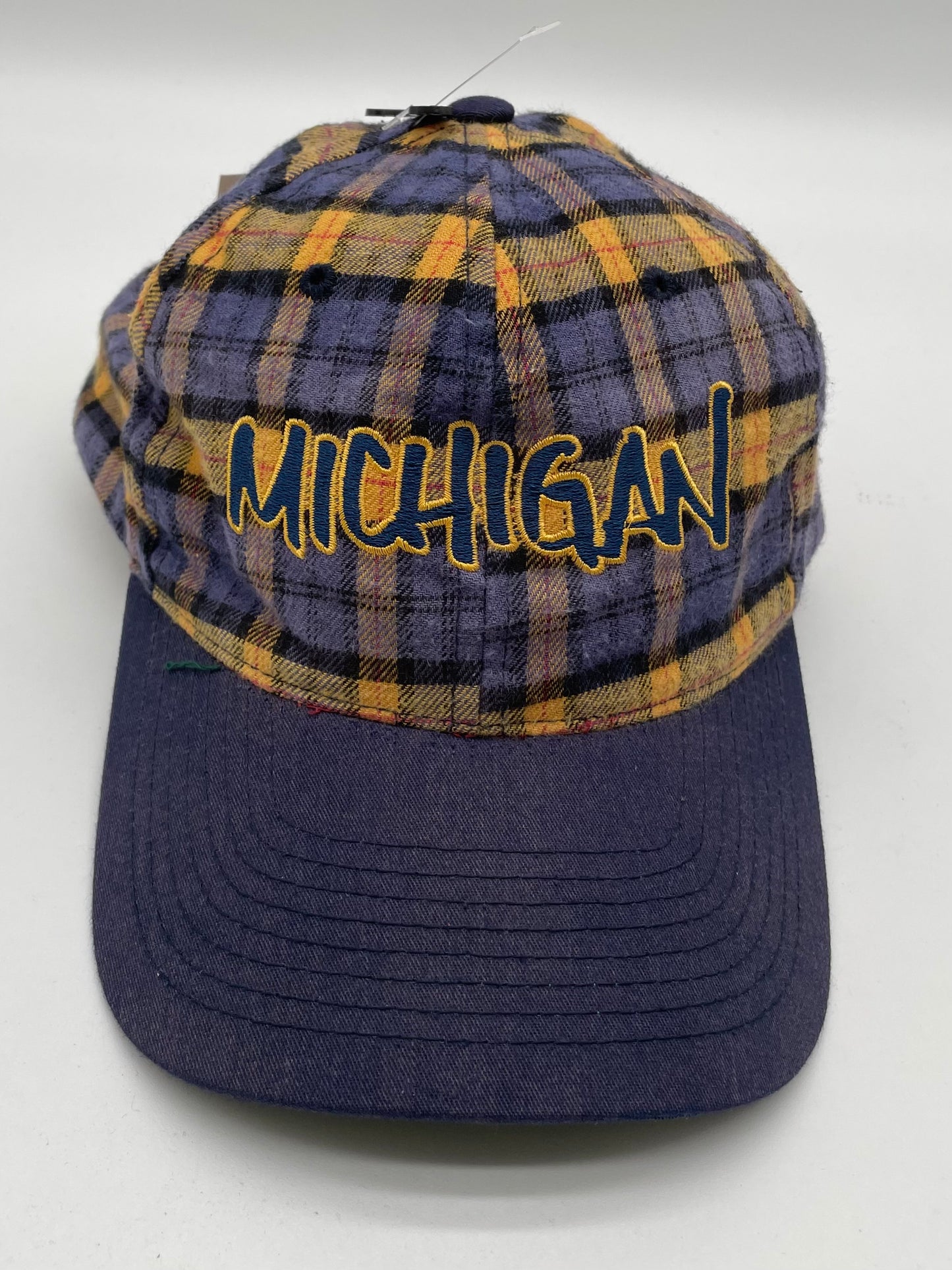 Vintage University of Michigan Plaid Hat