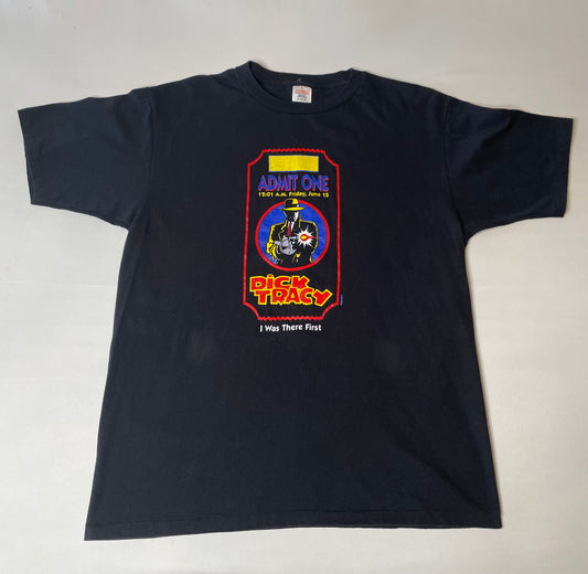 Vintage Dick Tracy Movie Ticket T Shirt