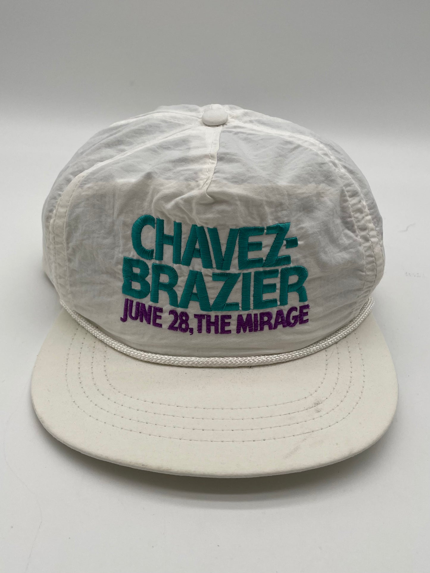 Vintage Chavez-Brazier Mirage Boxing Hat