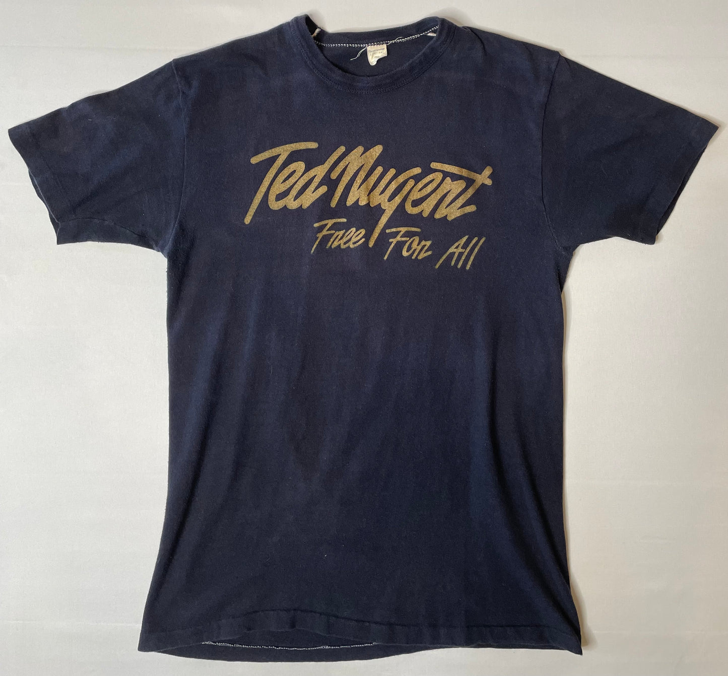 Vintage Ted Nugent Free for All Band T Shirt