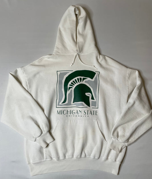 Vintage Michigan State University Portrait Hoodie