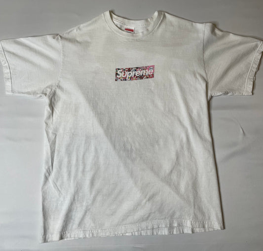 Supreme Takashi Murakami COVID-19 Relief Box Logo T Shirt