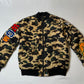 Bape Shark MA-1 Camo Bomber Flying Jacket