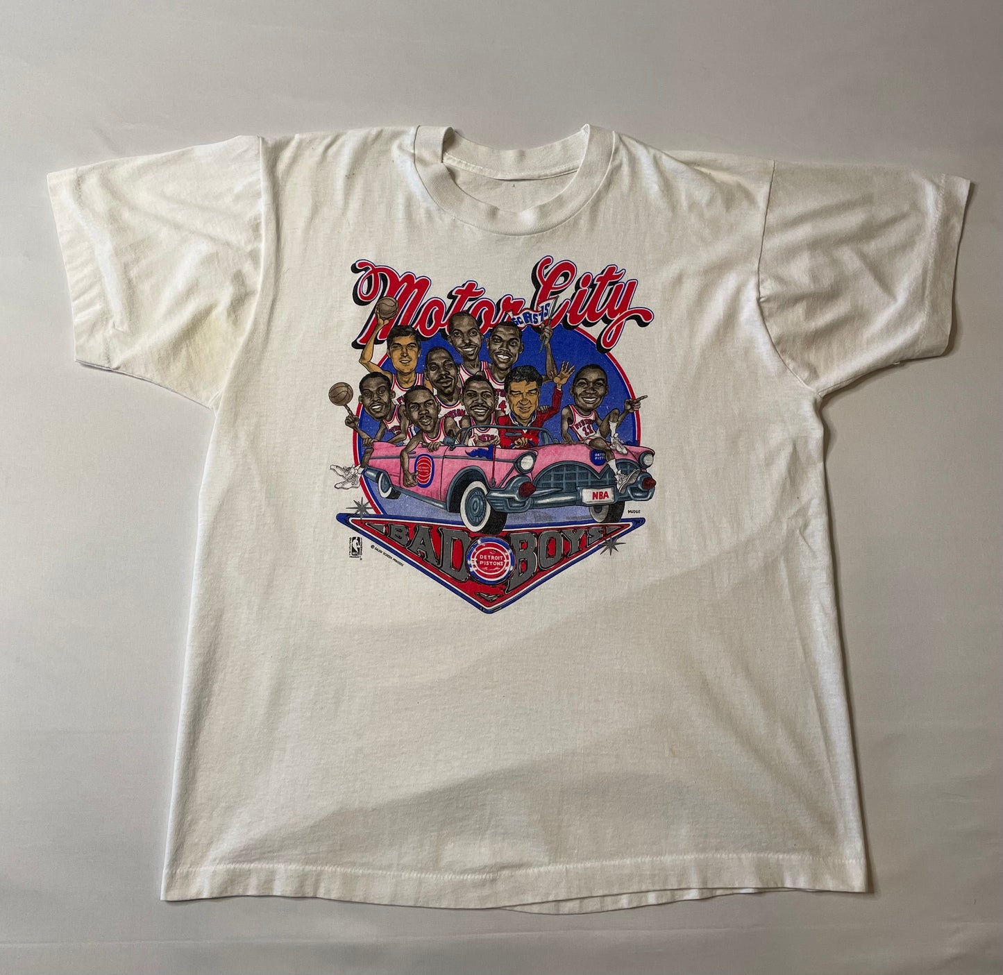 Vintage Detroit Pistons Motor City Champs T Shirt