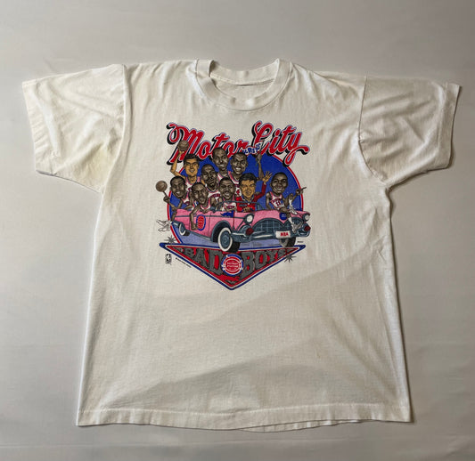 Vintage Detroit Pistons Motor City Champs T Shirt