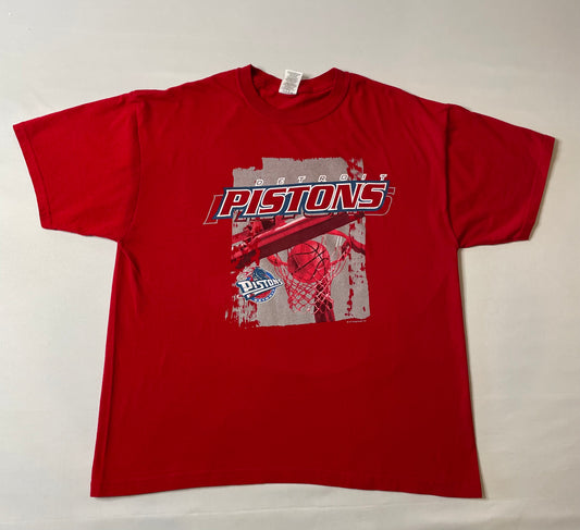 Vintage Detroit Pistons Hoop T Shirt