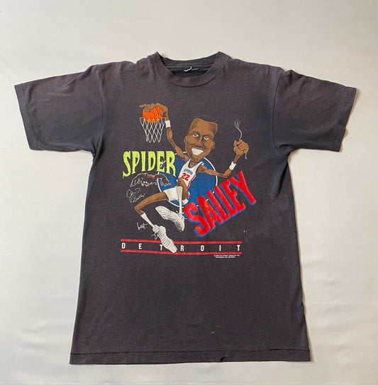 Vintage 1989 Spider Sally Detroit Pistons T Shirt