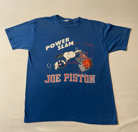 Vintage 80's Joe Pistons Snoopy T Shirt