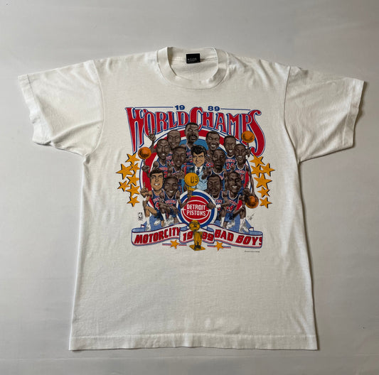 Vintage 1989 World Champs Charicature T Shirt