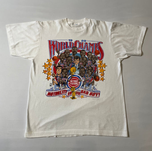 Vintage 1989 World Champs Charicature T Shirt