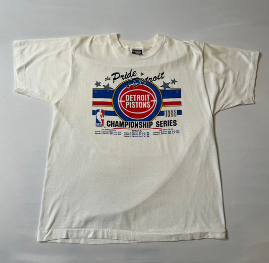 Vintage 1988 Pride of Detroit Pistons T Shirt