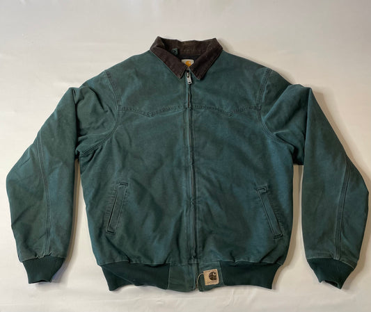 Vintage Green Carhartt Detroit Style Jacket