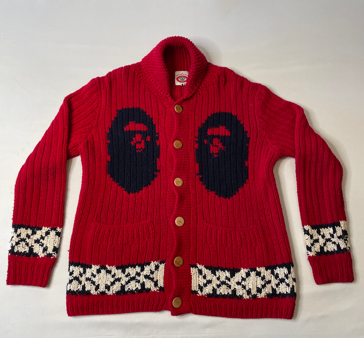 Bape Cowichan Knit Sweater