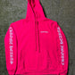 Chrome Hearts Red Scroll Hoodie