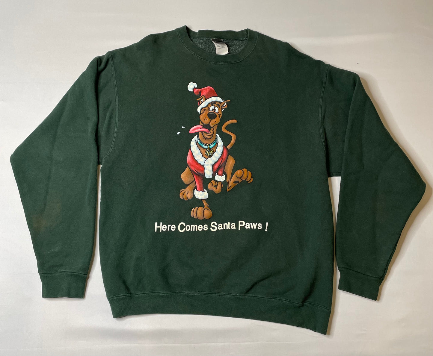 Vintage Scooby Doo Santa Paws Crewneck