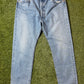 Denim Tears Peace In My Pocket Light Wash Jeans