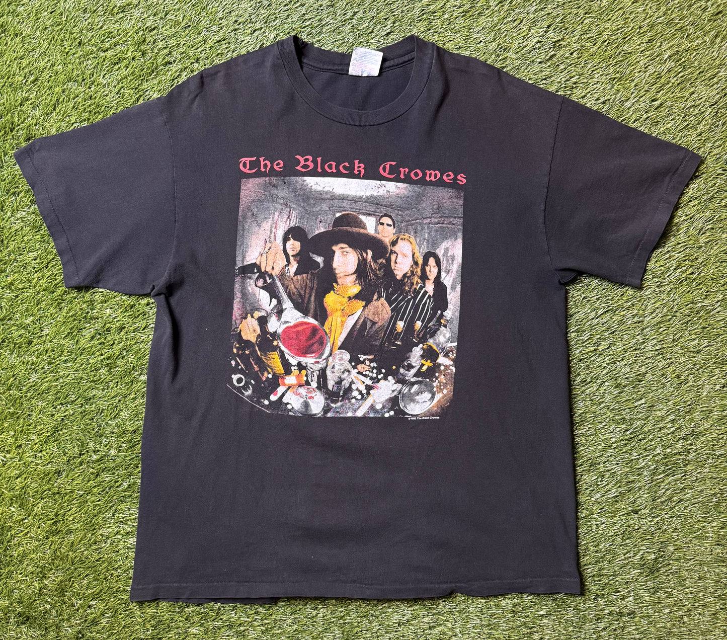 Vintage 1992 The Black Crowes Tour T Shirt