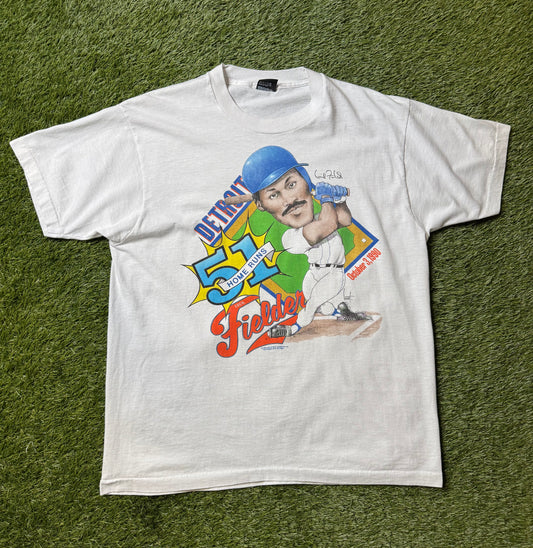 Vintage 1990 Cecil Fielder Detroit Tigers T Shirt