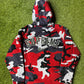Supreme Nike Arc Corduroy Hooded Jacket Red Camo