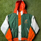 Vintage 90's Miami Hurricanes Puffer Jacket