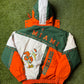 Vintage 90's Miami Hurricanes Puffer Jacket