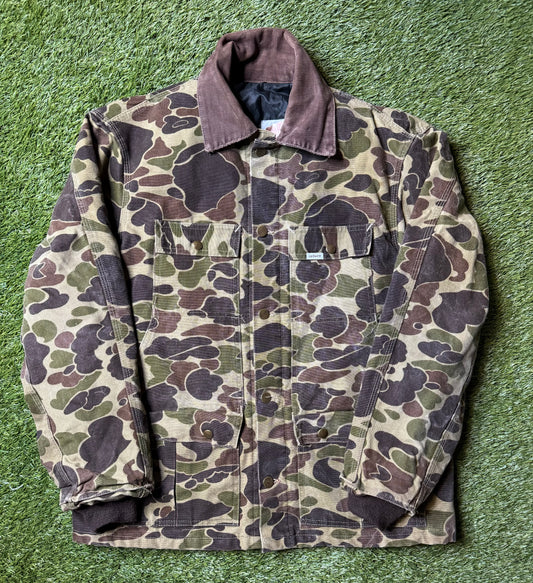 Vintage 90's Carhartt Duck Camo Jacket