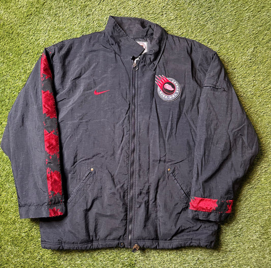 Vintage 90's Detroit Red Wings Nike Puffer Jacket