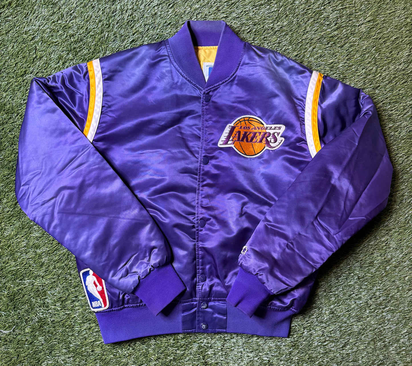 Vintage 70's LA Lakers Coaches Jacket