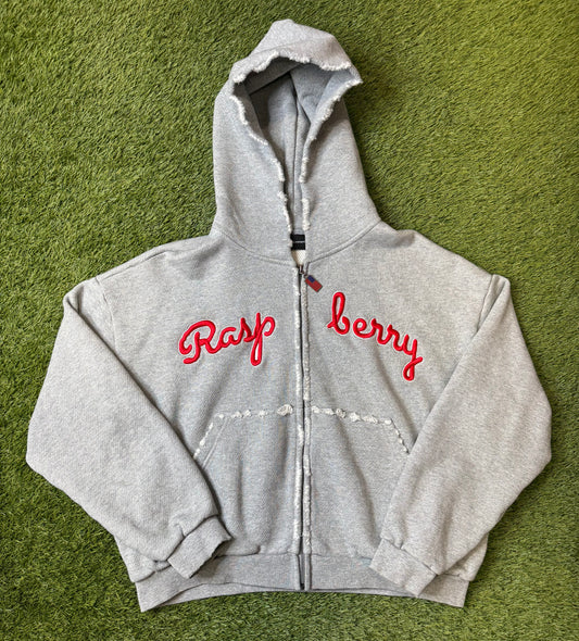 GV Gallery Raspberry Hills Script Zip Up Hoodie