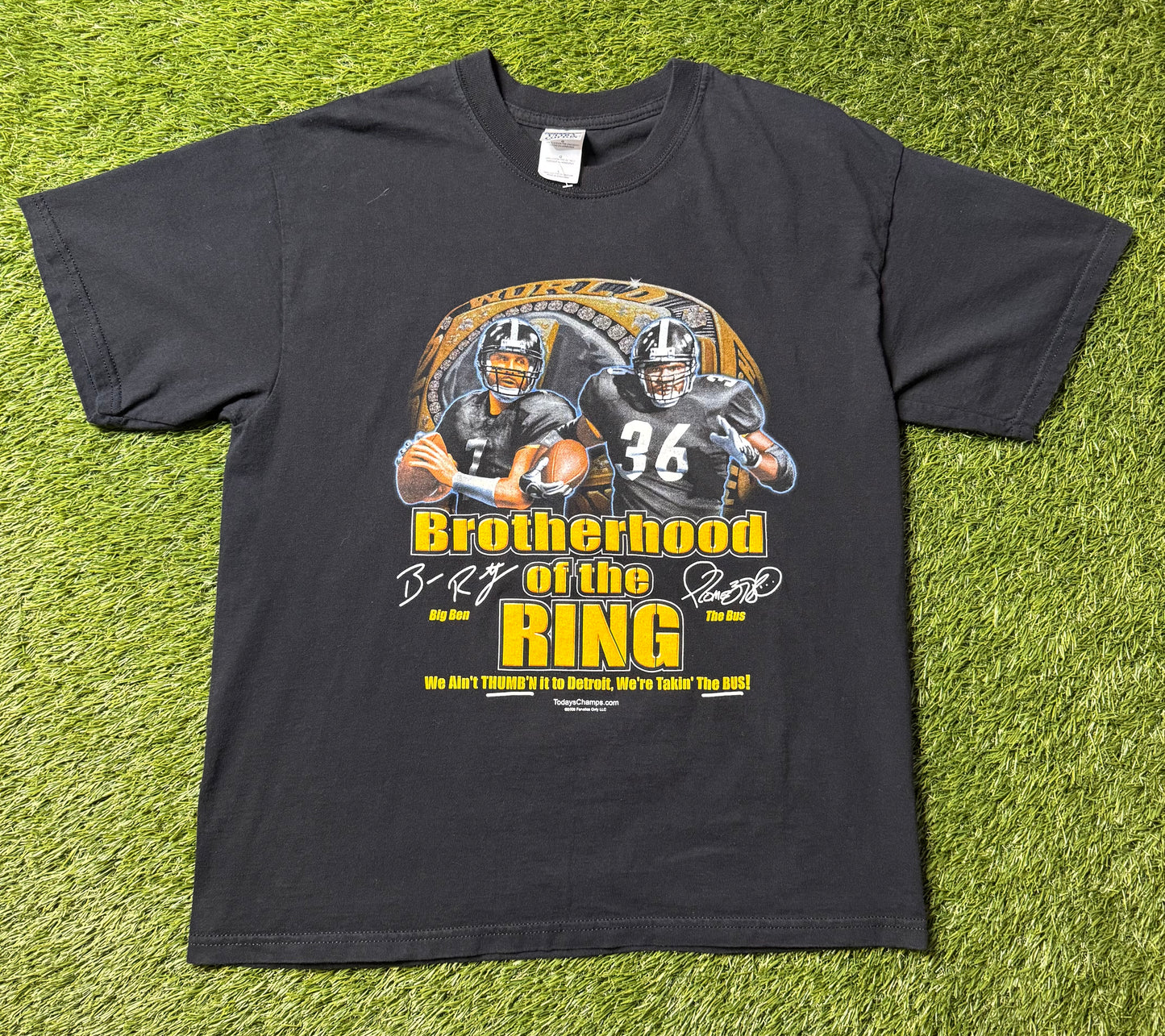 Vintage 2006 Pittsburgh Steelers Brotherhood of the ring T Shirt