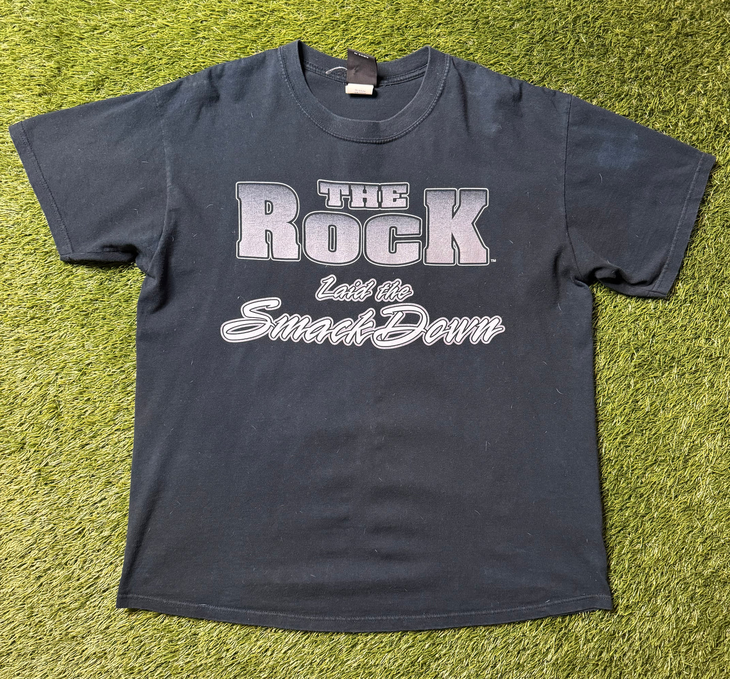 Vintage WWF The Rock Detroit T Shirt