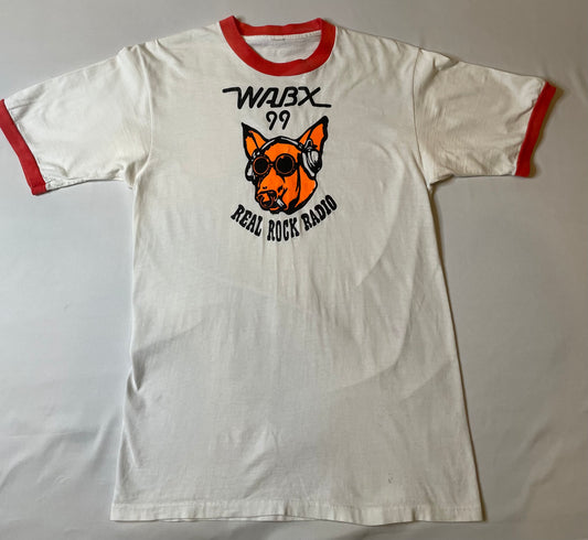 Vintage Wabx Real Rock Radio T Shirt