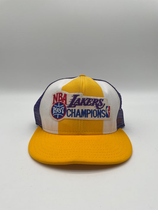 Vintage 1987 LA Lakers Champs Hat