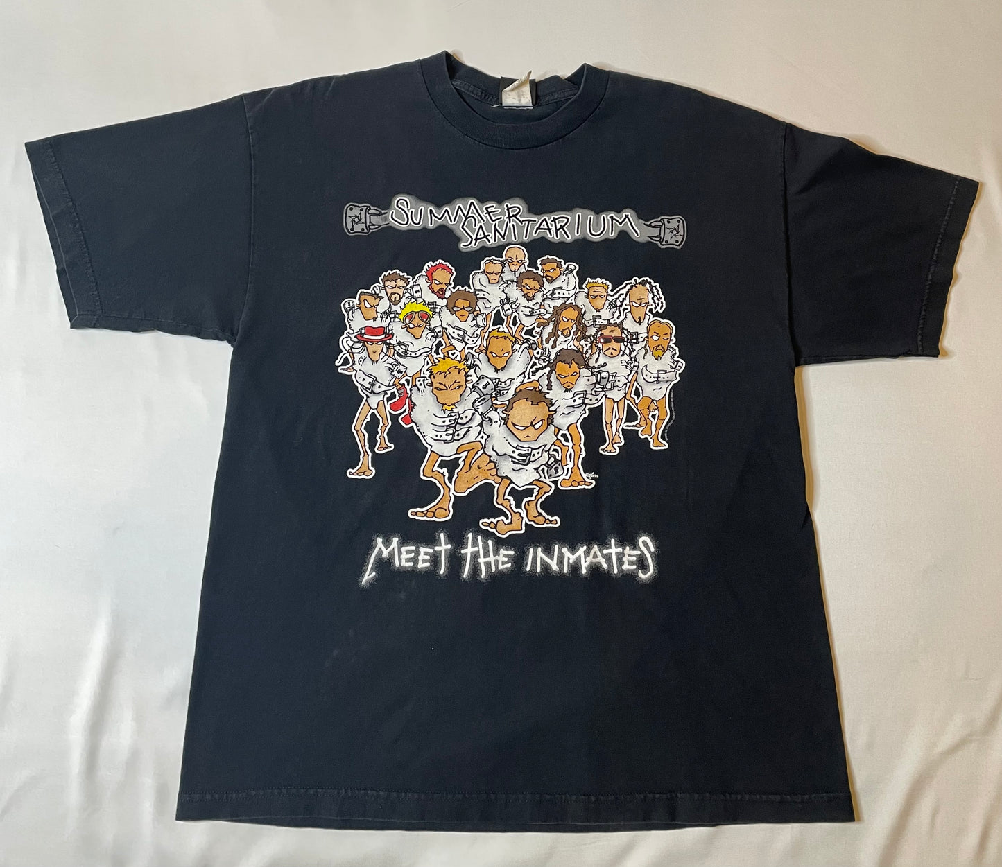 Vintage 2000 Metallica Summer Sanitarium T Shirt