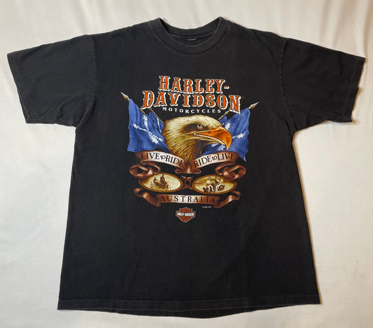 Vintage 1996 Harley Davidson Australia T Shirt