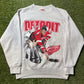 Vintage 90's Detroit Red Wings Slapshot Player Crewneck