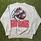 Vintage 90's Detroit Red Wings Slapshot Player Crewneck