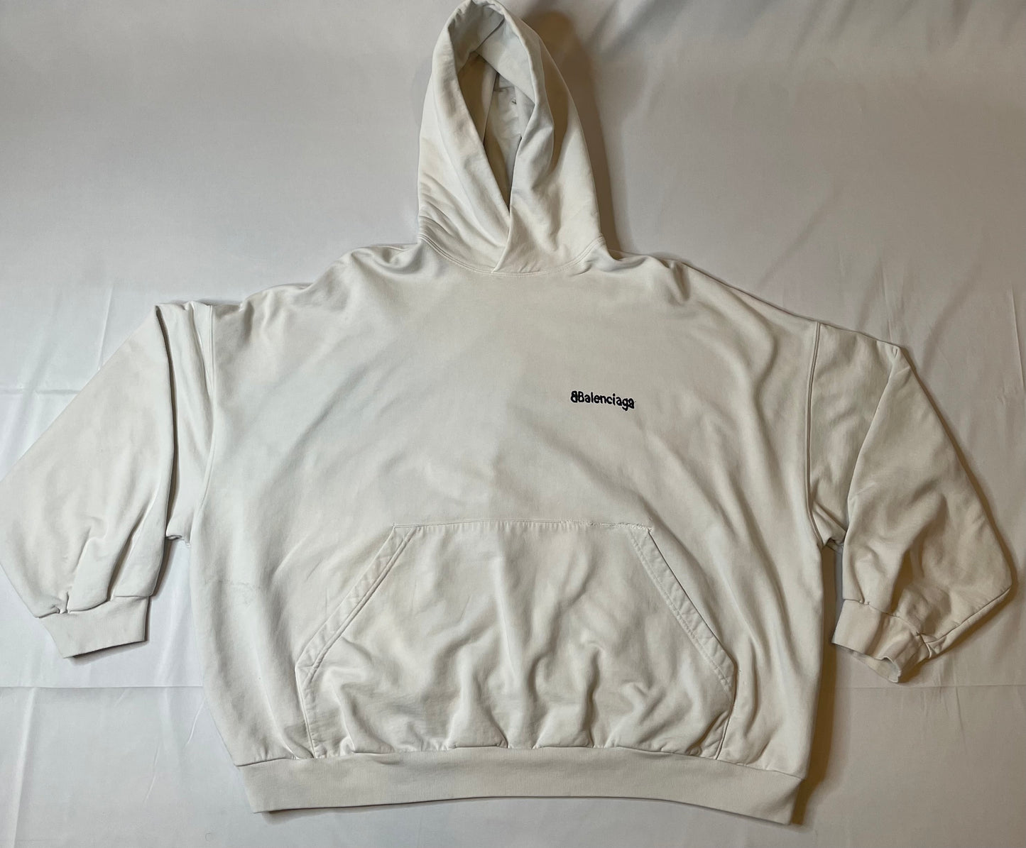 Balenciaga Bleed Logo Popover Hoodie