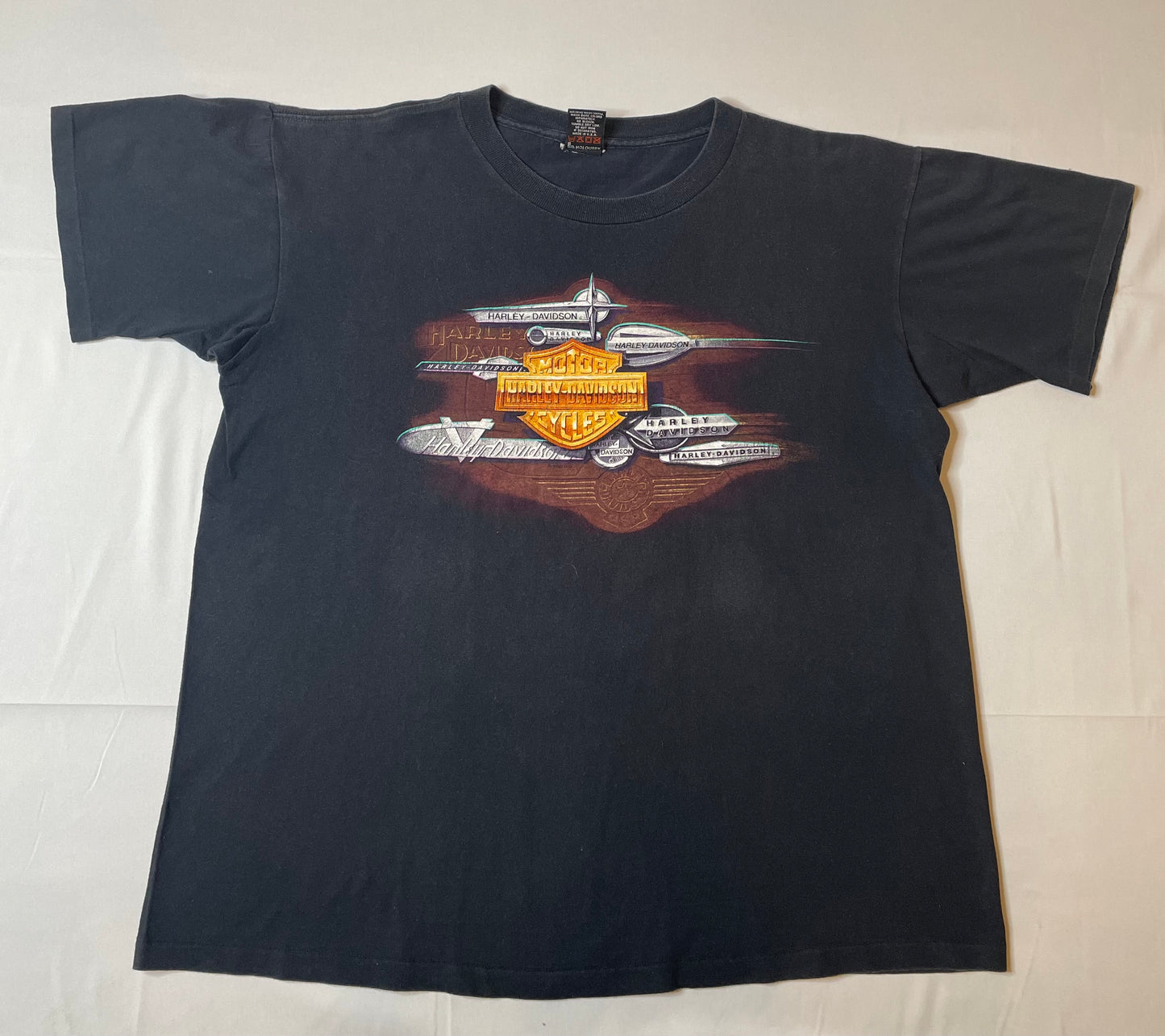 Vintage 1995 Harley Davidson Emblem T Shirt